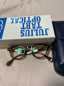 【JULIUS TART OPTICAL】 AR44-24-CA/G（Red Brown/Gold Rivet）