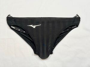 【Mizuno】メンズ競泳水着 Vパン ミズノ ストリームアクセラ FINAマーク有 ブラック～140サイズ【競パン/ホームクリーニング済み】＋おまけ