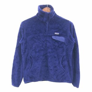 patagonia パタゴニア リツール スナップT フリースジャケット POLARTEC ポーラテック パープル (レディース M) 中古 古着 P7382