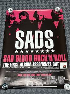 SADS　ポスター　アルバム「SAD BLOOD ROCK