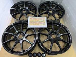 weds　Sport　SA99R　アルミホイール　１８　８．５Ｊ　＋５０　スモークブラック　系　５穴　１１４．３