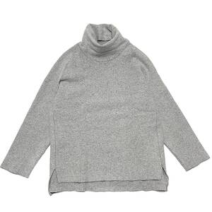 VOAAOV OVERSIZED HI-NECK BIG KNIT 2 グレー オーバーサイズハイネックニット stein yoke attachment