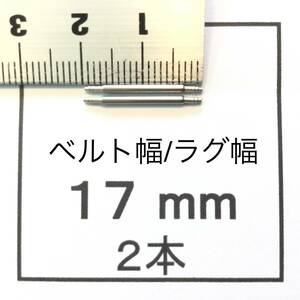 腕時計 ばね棒 バネ棒 2本 17mm用 60円 送料85円 即決 即発送 画像3枚 y