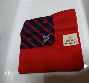 新品 Vivienne Westwood ヴィヴィアン ウエストウッド ハンカチ 綿100%