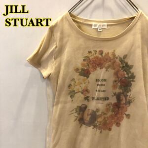 JILL STUART ジルスチュアート　半袖Tシャツ　プリントTシャツ　花柄　チュール　レディース　フリーサイズ　【AY0155】