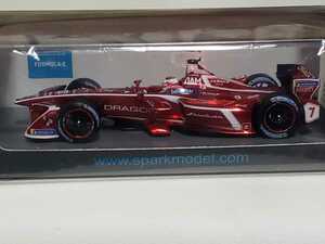 新品 1/43 スパーク SPARK Dragon Racing No.7 3rd Zurich ePrix Formula E Season 4 (2017-2018) ドライバー：Jerome d