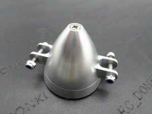 D43XH38MMX4.0MM 43MMΦグライダー折ぺラ アルミスピンナー　4.0mmシャフト用 電動グライダー サーマル スロープ