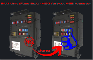 SAMユニット（ヒューズボックス）クローン作成 ■ MCCスマート for 450・452・451