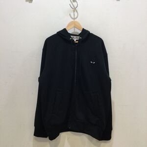 PLAY COMME des GARCONS ZIP Parker ジップパーカー AZ-T254 サイズXXL ブラック 692987