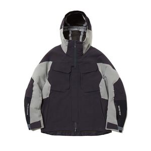 ホワイトマウンテニアリング GORE-TEX CONTRASTED HOODED PARKA サイズ1 チャコール マウンテンパーカー　wm2071220