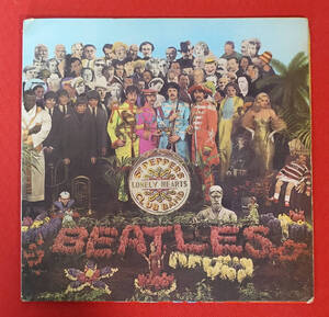 UK Original 初回 PARLOPHONE PMC 7027 SGT. PEPPERS / The Beatles MAT: 1/1 8mm Wide Spine 完品