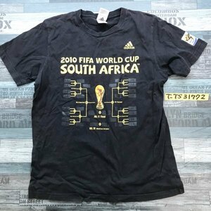 ADIDAS 2010 アディダス FIFA ワールドカップ 南アフリカ大会 半袖Tシャツ L 黒