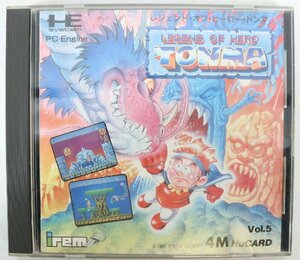 【ト足】 PCエンジン HuCARD カード レジェンド・オブ・ヒーロー・トンマ TONMA irem アイレム ゲームソフト CO166CHH49