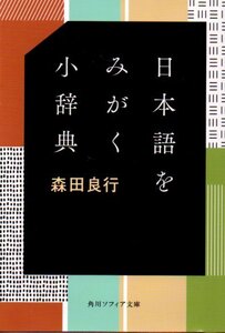 日本語をみがく小辞典 （角川ソフィア文庫） 森田良行／〔著〕２０２０再版