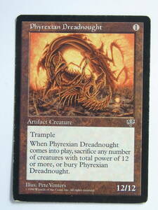 MtG　Phyrexian Dreadnought / ファイレクシアン・ドレッドノート　(英語版）　傷あり