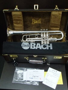 ＃66481【選定品】BACH バッハ トランペット(Bb) AB190S Artisan Stradivarius SP アルティザン トランペット 純正ハードケース付き