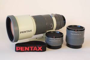 ペンタックス smc PENTAX-M☆ 67 1:4 400mm ED(IF) + 1.4X + 2X REAR CONVERTER（テレコン）　セット