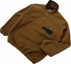 patagonia ☆ スナップT フリース ジャケット ブラウン M アウトドア キャンプ ヘビロテ ビンテージ 00s 秋冬 人気 古着 パタゴニア■H287