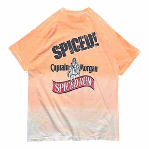 【90s カナダ製 Captain Morgan 両面 プリント Tシャツ】ビンテージ ヴィンテージ 古着 80s 70s 60s 50s 40s USA製 Y2K ストリート 着用