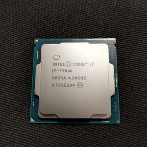 インテルCore i7 7700k付属品なし