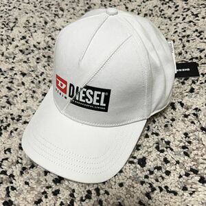 新品 未使用 DIESEL キャップ 帽子 ディーゼル 白 スナップバック CAP ホワイト