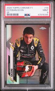 【PSA9 MINT 】2020 Topps Chrome Formula 1 F1 [ESTEBAN OCON] #10 SP Variation Refractor Card Short print Renault