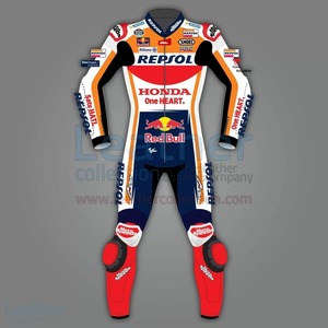 海外 高品質　送料込み　マルク・マルケス MOTOGP レザーレーシングスーツ　サイズ各種　パンチング　レプリカ カスタム