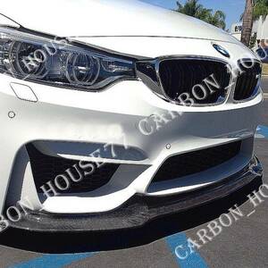 ★BMW F80 M3 F82 F83 M4 カーボン フロント リップ スポイラー V型 2014-2020☆.