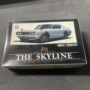 希少 アオシマ 1/24 日産 ケンメリ スカイライン 2000 GT-R KPGC110 4th