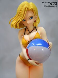 ★ドラゴンボール 人造人間18号 “水着（イエロー）” 1/6 BIG26.5cm リペイント完成品フィギュア/Android No.18 Dragon Ball