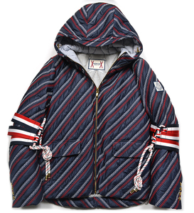 新品40万 MONCLER GAMME BLEU (モンクレール ガム・ブルー) (サイズ2 M相当) 最高級 ダウンジャケット メンズ トムブラウン イタリア製