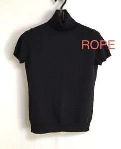 ROPE ハイネック　セーター　黒　　M