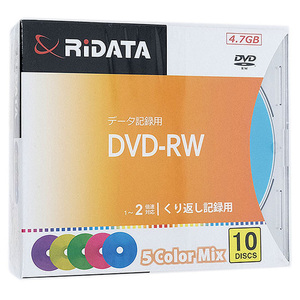 RiTEK データ用 DVD-RW 2倍速 10枚組 RIDATA DVD-RW4.7G. MIX10P A [管理:1000022390]