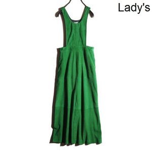 P0912P ●AURALEE オーラリー● 23SS スエード レザー ワンピース マキシ丈 グリーン 0 / A23SD04LS GOAT SUEDE DRESS GREEN 秋～春 rb mks