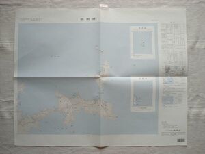 【地図】 鶴御崎 1：25,000 平成12年発行/ 大分 水ノ子島 南海部郡 米水津村 高手島 小間島 佐伯湾 豊後水道 豊後諸島 九州 国土地理院