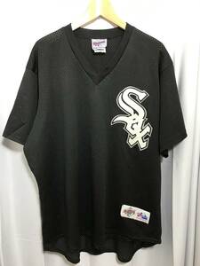 Majestic MLB game shirt Chicago Whitesox USA古着　ホワイトソックス　ベースボールシャツ　vintage オーバーサイズ　XXL size