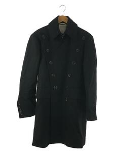 PRETTY GREEN◆×THE BEATLES/RACCOON JACKET/4/ウール/BLK/A8GMU15440083