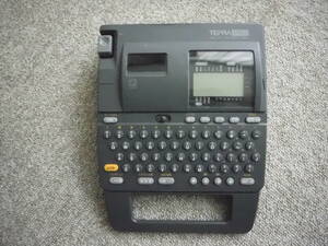 【中古動作確認】KING JIM ラベルプリンター TEPRA PRO SR 606 ◆ キングジム テプラ プロ グレー【難あり】