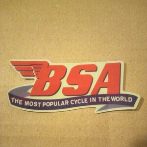 即決 ＢＳＡ ステッカー ヘルメット オイルタンク ウインドシールド ガレージ