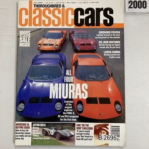 B2696　2000　「CLASSIC CARS」クラシックカー 英国 旧車雑誌 ビンテージカー 英国車 ヴィンテージ 自動車