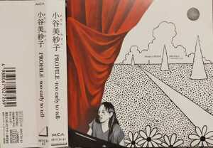 【即決/帯付】Y1-2 / 小谷美紗子 / PROFILE too early to tell / MVCD43 / 4988067027269 / ODANI MISAKO