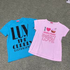 SISTER JENNI 半袖Tシャツ２枚セット　①