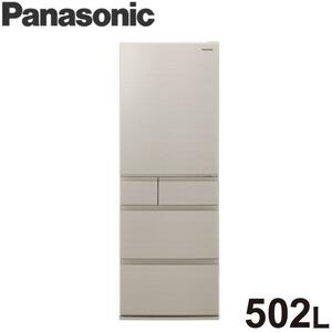 全国配送可 パナソニック Panasonic 5ドア右開き冷蔵庫 幅65cm 502L NR-E509EX-N グレインベージュ 代引不可 YT564