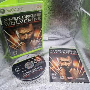 X-Men Origins: Wolverine Uncaged Edition Microsoft Xbox 360 2009 CIB Complete 海外 即決