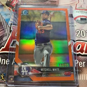 2018 bowman Mitchell white /25