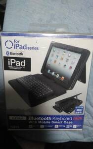 未使用/未開封★iPad series Bluetooth Keyboard mini With Mobile Smart Case iQQibit★Apple アップル