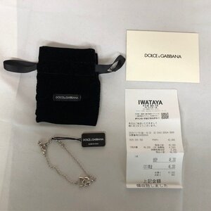 【未使用品】 DOLCE&GABBANA（ドルチェ＆ガッバーナ） ブレスレット WBN5W1 W111 87655 ※購入レシート・袋付き(2024.11.15購入) (063105）