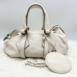 美品 Vivienne Westwood ヴィヴィアン ヤスミン ハンドバッグ レザー