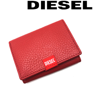 DIESEL ディーゼル 財布 ブランド EASY TUBE レザー レッド X09013-PR013-T4031