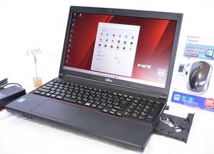 極美品 富士通 A574/H ●SSD128GB●15.6HD＋(1600×900)●Corei5-3.1GHz●Win11Pro●Office2021Pro●10キー●Sマルチ●無線●マウス 即使